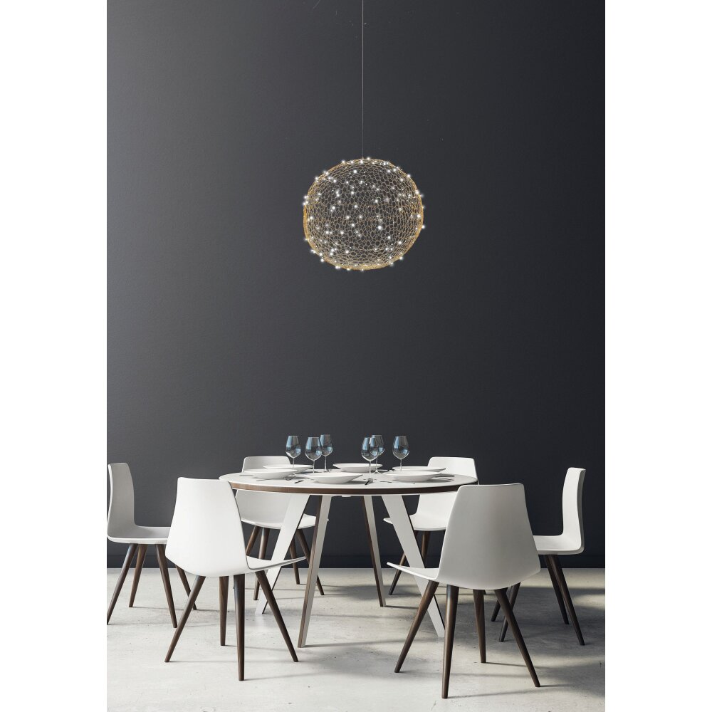 Suspension Fabas Luce Sumter LED Or, 1 lumière main product photo