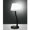 Lampe de table Fabas Luce Ibla LED Noir, 1 lumière