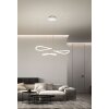 Suspension Fabas Luce Tirreno LED Blanc, 3 lumières