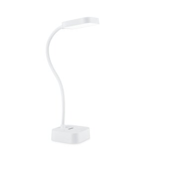Lampe de table Philips Rock LED Blanc, 1 lumière