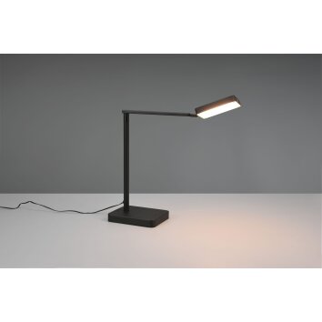 Lampe de table Trio Pavia LED Noir, 1 lumière