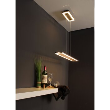 Suspension Luce Design Solaris LED Or, Noir, 1 lumière