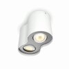Plafonnier Philips Hue Pillar LED Blanc, 2 lumières, Télécommandes