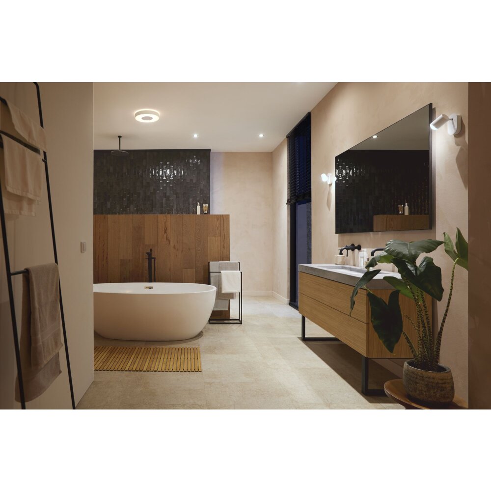 Plafonnier Philips Hue Xamento LED Blanc, 1 lumière, Changeur de couleurs