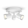 Plafonnier Philips Hue Adore LED Blanc, 3 lumières, Télécommandes