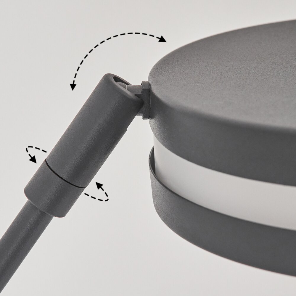 Lampadaire  Huallilemu LED Anthracite, 1 lumière