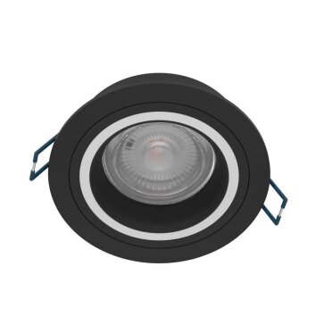 Spot encastrable Eglo CAROSSO-Z LED Noir, 1 lumière, Changeur de couleurs