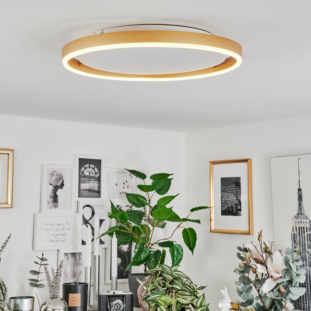 Plafonnier  Barril LED Blanc, 1 lumière