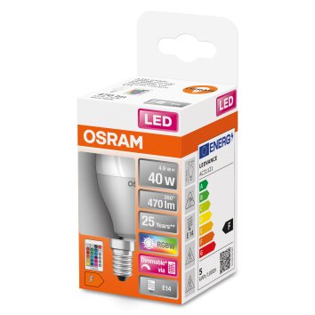 OSRAM LED Retrofit E14 4,9 watt 2700 kelvin 470 lumen