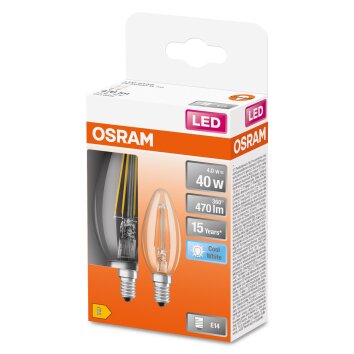 OSRAM LED Retrofit Lot de 2 E14 4 watt 4000 Kelvin 470 lumen