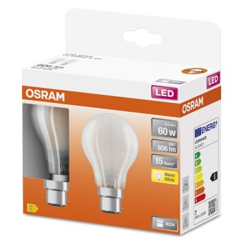 OSRAM LED Retrofit Lot de 2 E27 4 watt 2700 Kelvin 420 lumen