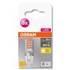 OSRAM LED BASE PIN Set de 3 ampoules G9 2,6 watt 2700 Kelvin 320 lumen
