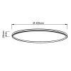 Plafonnier Brilliant Saltery LED Blanc, 1 lumière, Télécommandes, Changeur de couleurs