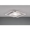 Plafonnier Trio Via LED Blanc, 1 lumière, Télécommandes