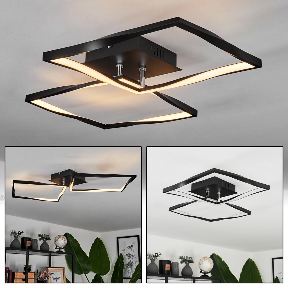 Plafonnier Kanchung LED Noir, 1 lumière main product photo