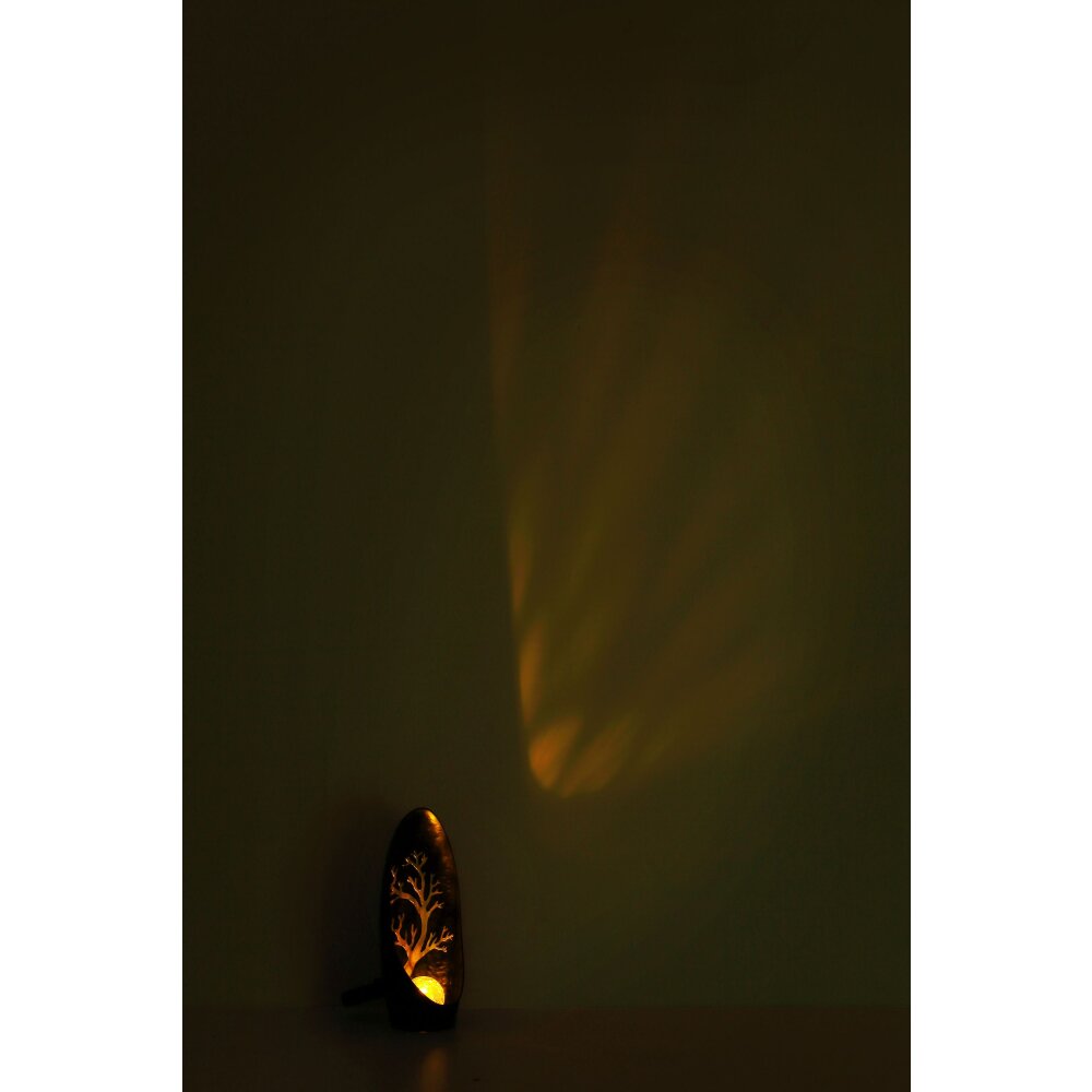 Luminaire déco Globo SOLAR LED Or, Noir, 1 lumière