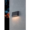 Applique murale d'extérieur Eglo SPONGANO LED Noir, 1 lumière