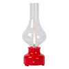 Lampe de table Lucide JASON LED Rouge, 1 lumière