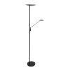 Lampadaire à vasque Steinhauer Daphne LED Noir, 2 lumières