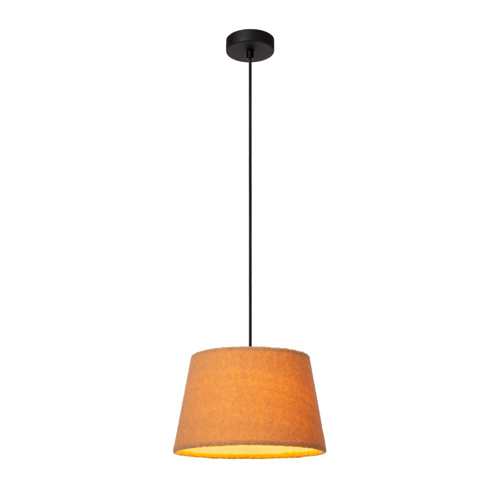 Suspension Lucide WOOLLY Noir, 1 lumière main product photo