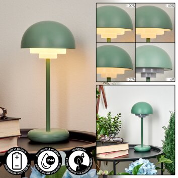 Lampe à poser Bellange LED Vert, 1 lumière