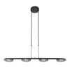 Suspension Steinhauer Turound LED Noir, 4 lumières