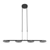 Suspension Steinhauer Turound LED Noir, 4 lumières