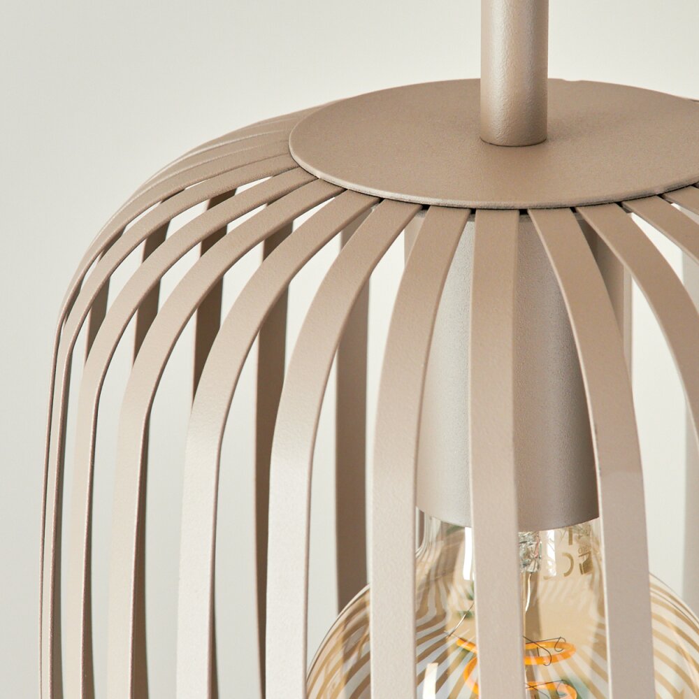 Suspension Herrera Sable, 3 lumières