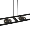 Suspension Steinhauer Soleil LED Noir, 4 lumières