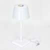 Lampe à poser Burzaco LED Blanc, 1 lumière, Changeur de couleurs
