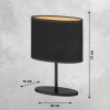 Lampe de table FHL easy Momo Noir, 1 lumière