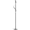 Lampadaire Brilliant Eunice LED Noir, 1 lumière