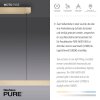 Suspension Paul Neuhaus PURE-MOTO-RISE LED Or, 3 lumières, Télécommandes