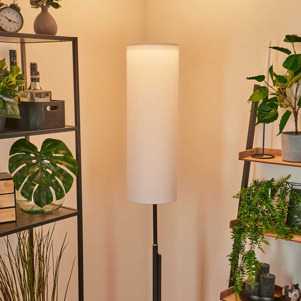 Lampadaire Coquimbito LED Noir, 2 lumières