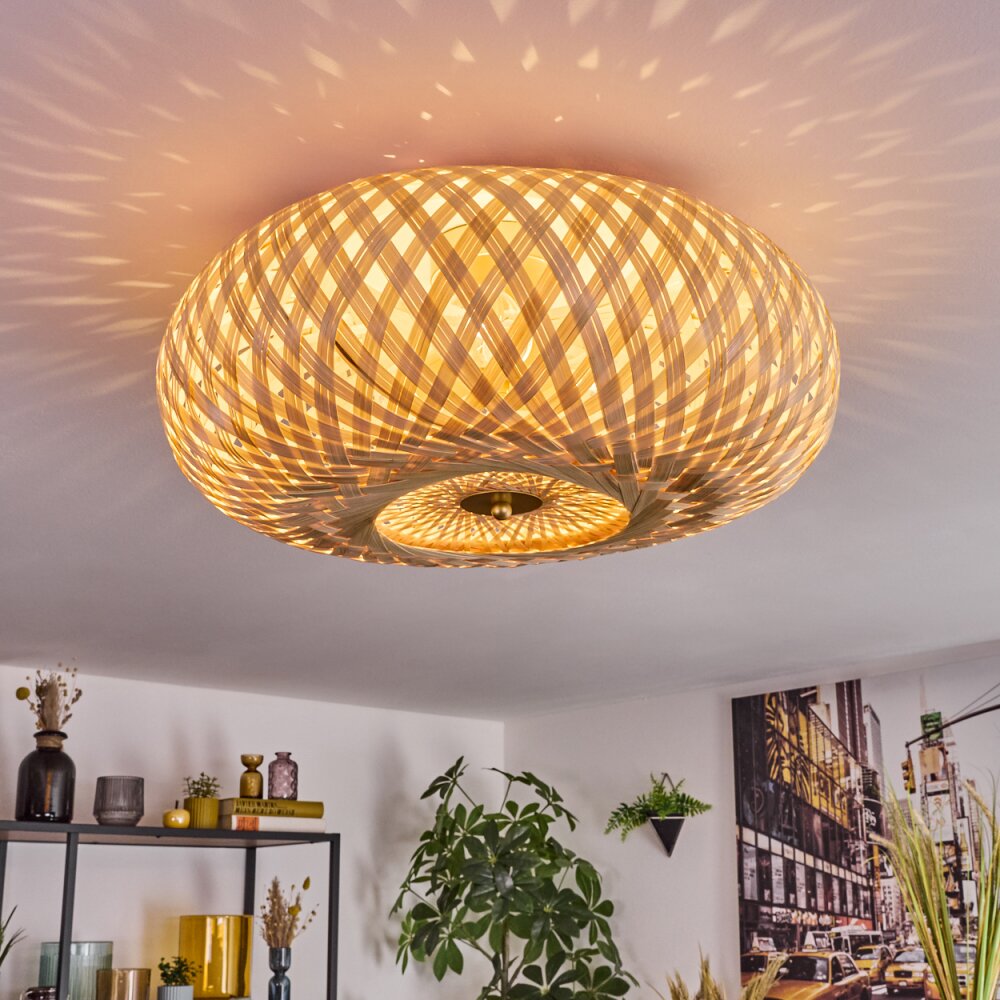 Plafonnier Bauro Laiton, 3 lumières