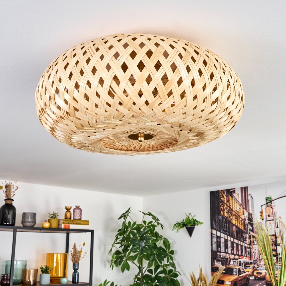 Plafonnier Bauro Laiton, 3 lumières