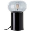 Lampe de table Brilliant Knut Noir, 1 lumière