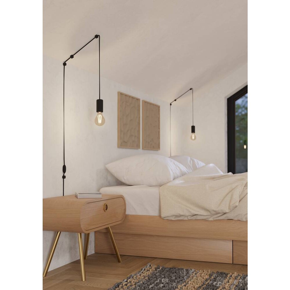 Suspension Eglo PINETINA Noir, 1 lumière main product photo