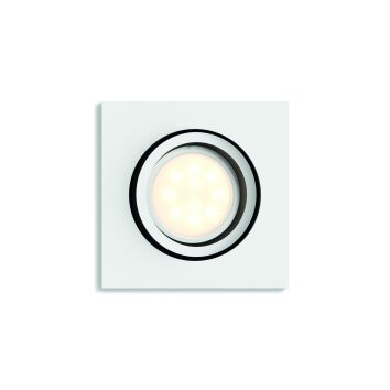 Spot encastrable, kit d'extension Philips Hue Ambiance White Milliskin Blanc, 1 lumière