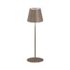 Lampe de table FHL easy Cosenza LED Brun, Gris, 1 lumière, Changeur de couleurs
