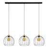 Suspension Lecueder Bois clair, 3 lumières