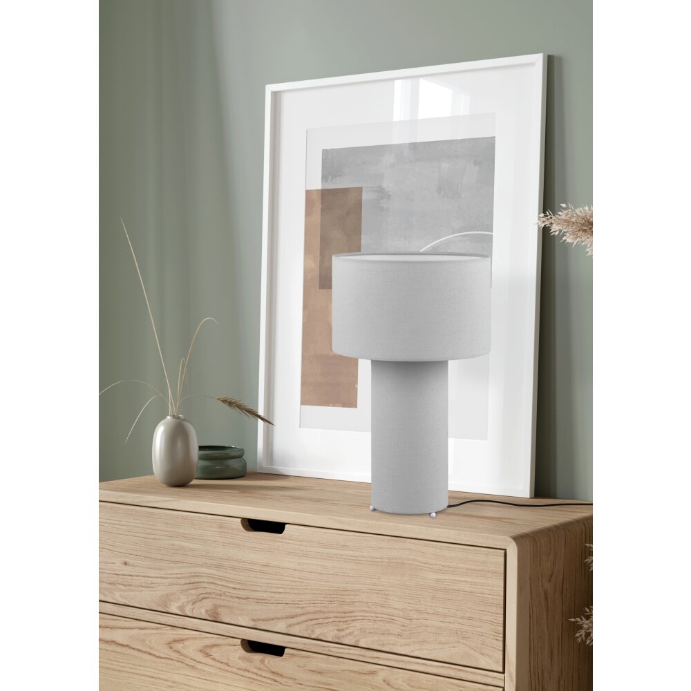 Lampe de table Trio Bale Gris, 2 lumières