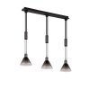 Suspension Trio STANLEY Noir, 3 lumières