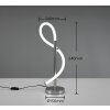 Lampe de table Reality Argos LED Chrome, 1 lumière