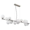 Suspension Globo RIHA LED Nickel mat, 13 lumières