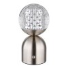 Lampe de table Globo JULSY LED Nickel mat, 1 lumière