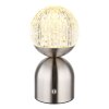 Lampe de table Globo JULSY LED Nickel mat, 1 lumière