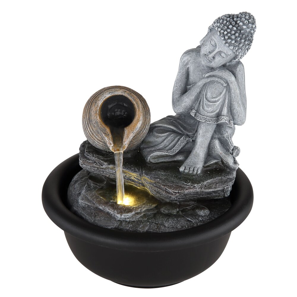 Fontaines d'intérieur Globo FONTANA LED Noir, 1 lumière