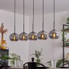 Suspension - Verre Apedo Fumé, 5 lumières