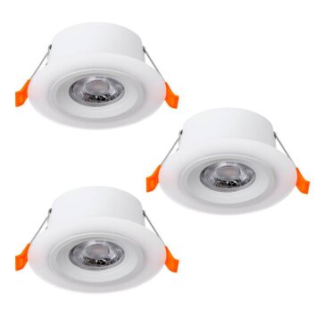 Spot encastrable - kit de 3 Eglo CALONGE LED Blanc, 3 lumières